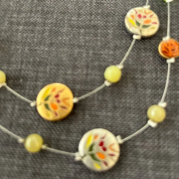 253. CHICO’S 15” DOUBLE STRAND NECKLACE - Picture 4 of 5